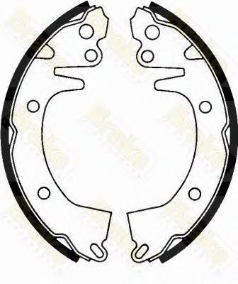 BRAKE ENGINEERING sh1068 -  Комплект тормозных колодок